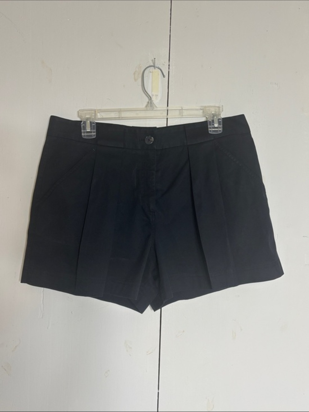 Robert Rodriguez black cotton stretch dress shorts size 8